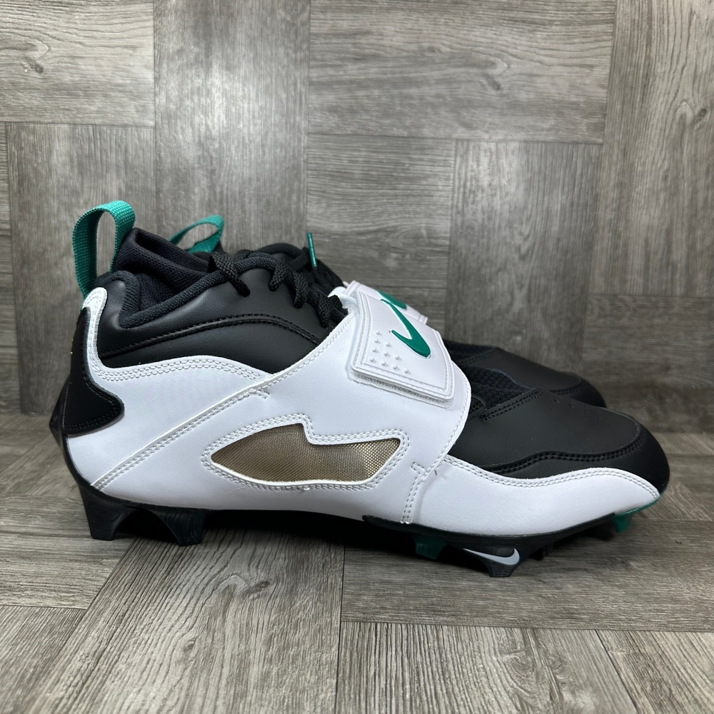 Nike Diamond cleat 93 TD Mens 11 Black White Teal Football Shoes NEW HF5298-102